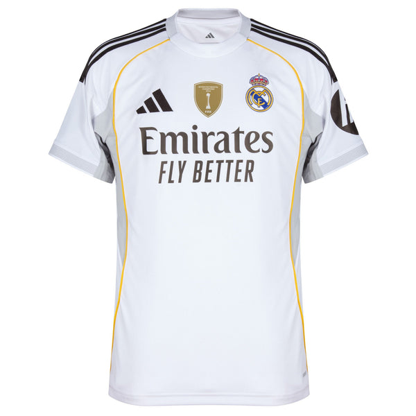 Camisa Real Madrid I Home 2025/26 Torcedor Masculina Branco