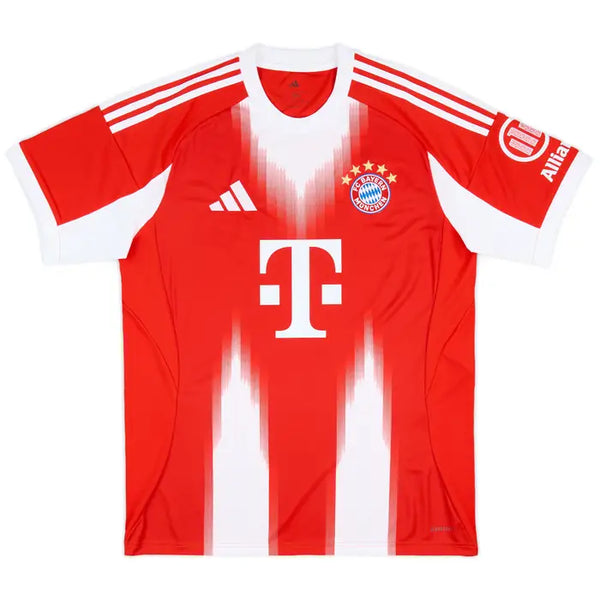 Camisa Bayern de Munique I Home Adidas KANE #9 2025/26  Vermelho e Branca KANE #9