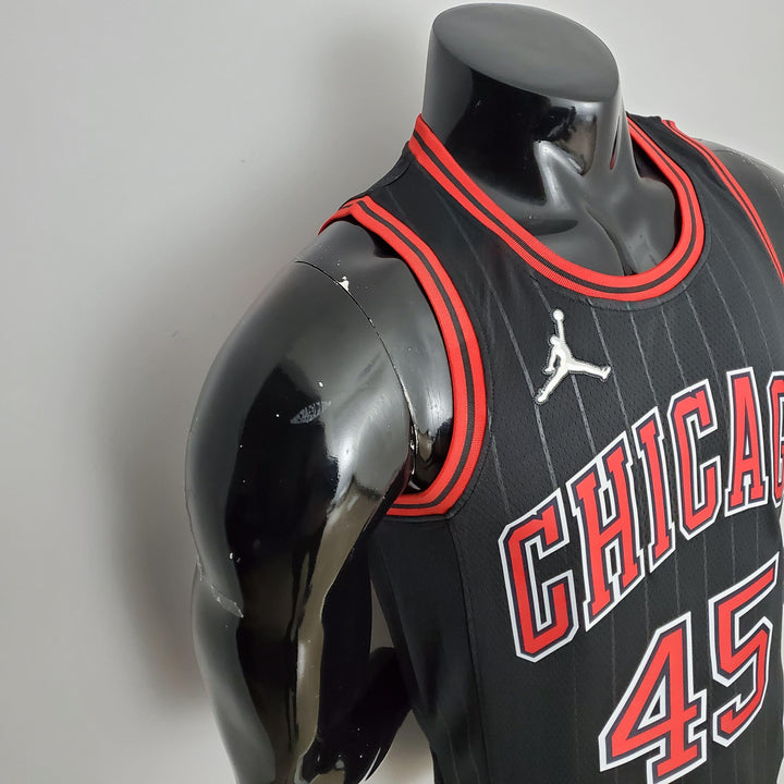 Regata NBA Chicago Bulls - Jordan #45 Flyers Black - ResPeita Sports