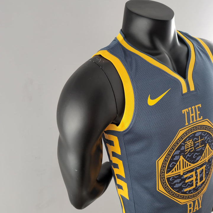 Regata NBA Golden State Warriors - Stephen Curry #30 Japan Edition Grey - ResPeita Sports