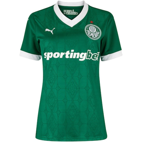 Camisa Palmeiras Puma Torcedor 2025/26 Feminina - Verde