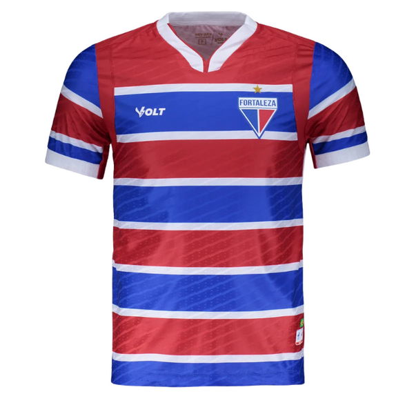 Camisa Fortaleza I 25/26 Torcedor Masculina - Vermelha e Azul
