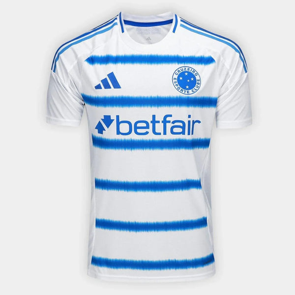 Camisa Cruzeiro lI 25/26 - Masculina - Branca e Azul