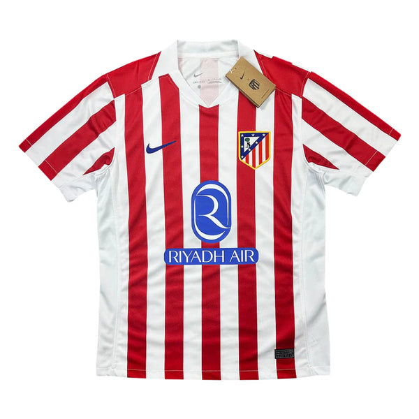 Camisa Atlético de Madrid I Home Nike Torcedor 2025/26 Masculino Vermelho e Branco