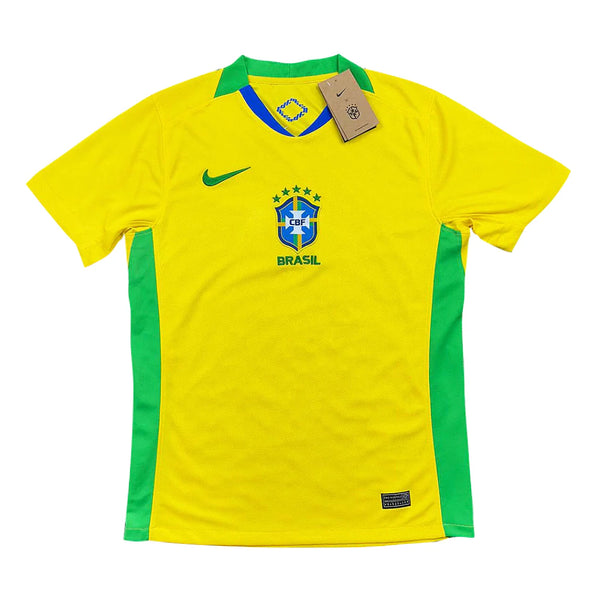 Camisa Seleção Brasileira I Home Nike Torcedor 2025/26 Masculino Amarelo